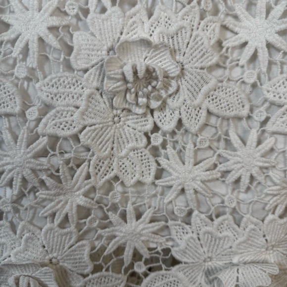 Lilly Pulitzer Marta Resort White Truly Floral Elegant Lace Dress - Picture 5 of 7